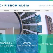 Web Sfc y Fibromialgia. Web Design project by Irina Alegre García - 05.01.2017