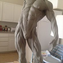Estudio de anatomía en plastilina. Un progetto di 3D e Scultura di Rafa Zabala - 23.05.2017