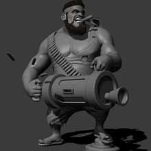 sketch para Boom Beach. Un progetto di 3D di Rafa Zabala - 23.05.2017