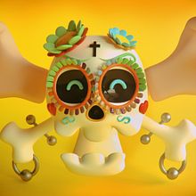 DOMESTIKA C4D. 3D, Design, Character Design, Infographics, and Photo Retouching project by Pablo Ballester - 05.25.2017