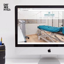 Amoga Salud. Página web en WordPress. Web Development, and Web Design project by Direfentes - 07.07.2016