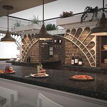Diseño de Stand Bakery. 3D, Architecture, Furniture Design, Making, and Product Design project by Oliver Barrios - 05.28.2017