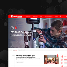 MediaTrends by MediaMarkt. Art Direction, Web Design, and UX / UI project by Jimena Catalina Gayo - 07.01.2016