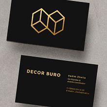 DECOR BURO Branding, event design studio.. Br e ing e Identidade projeto de Amaia Zelaiaundi - 15.01.2017