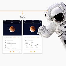 Star Observatory App. Un projet de Webdesign , et UX / UI de Aleksandra Pronina - 28.05.2017