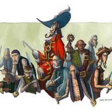 Diseño personajes. Peter Pan. . Un projet de Beaux Arts, Conception de personnages, Illustration traditionnelle , et Peinture de Carlos de Hevia - 15.01.2016