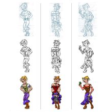 Far West Ladies Concept Art Ein Projekt aus dem Bereich Comic von Entebras - 29.05.2017