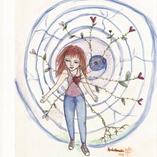 Autorretrato de mi curso "Introducción a la ilustración infantil". Un progetto di Illustrazione tradizionale di Nieves Ferragut - 07.11.2017