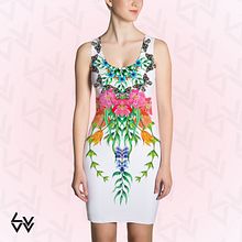 Flores y Mariposas. Design, Pattern Design, Costume Design, and Photo Retouching project by Wladimir Cossio Vahos - 05.29.2017