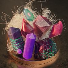 3D GEMSTONES. Un progetto di 3D, Direzione artistica e Motion graphics di Felipe Goldsack - 30.05.2017