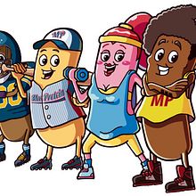 Mascotas publicitarias Max protein. Un progetto di Illustrazione tradizionale e Illustrazione vettoriale di Sergio R. Cerón - 30.05.2017