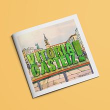 10 Cosas sobre Vitoria | Gasteizen dauden 10 Gauza. Graphic Design, and Traditional illustration project by Margarita Kartashova - 05.30.2017