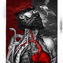 PROYECTO PRESENTACIÓN BLOOD DE STEVE SMYTH. MÚSICA DESDE EL CORAZÓN Y GRABACIÓN EN UNA IGLESIA DE BARCELONA. Collage, and Graphic Design project by PABLO DAVID RODRIGUEZ ALVAREZ - 05.30.2017