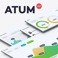 ATUM WordPress Page Banner. Graphic Design project by Andrés Gimeno - 03.30.2017