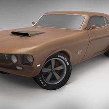 Ford Mustang Boss 429. 3D project by Miguel Angel Luna Armada - 05.30.2017