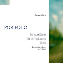 portfolio. Un projet de Design graphique de Enrique Daniel García-Valbuena Moya - 30.05.2017