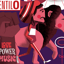 JOURNAL VENTILO - No 391. Character Design, and Traditional illustration project by Jhonny Núñez - 05.31.2017