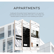 Aplicación móvil Appartments. Web Design project by Julia Menéndez - 05.23.2017