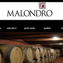 Celler Malondro. Web Development project by xavier sala - 06.01.2017