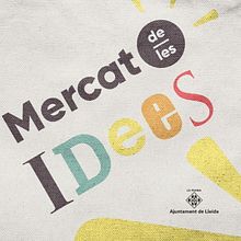 Logotipo para el "Mercat de les idees" — Proyecto para el ayuntamiento de Lleida. Design projeto de Albert Lozano Mur - 01.04.2017