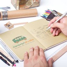 Logo Caravan Studio. Graphic Design project by Melanie Mercer - 02.14.2017