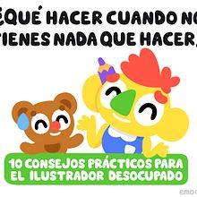 Guia para el ilustrador desocupado. Character Design, and Traditional illustration project by Emo Díaz - 06.01.2017