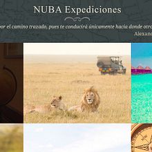 WEB Nuba Expediciones. Een project van Grafisch ontwerp van Isabel Linares Nicolás - 01.06.2017