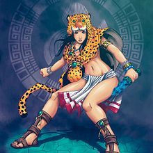 Guerrera jaguar. Un projet de Illustration traditionnelle de Nicolás Lara Madrid - 02.06.2017