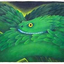 Serpiente emplumada. Un projet de Peinture de Nicolás Lara Madrid - 02.06.2017