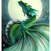 Dragón. Un projet de Illustration traditionnelle de Nicolás Lara Madrid - 02.06.2017