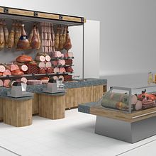 Stands Sigma alimentos. 3D project by Julen Salazar - 05.24.2016
