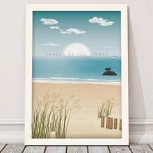 Póster Zahara de los Atunes. Graphic Design project by Mónica Grützmann - 05.05.2017