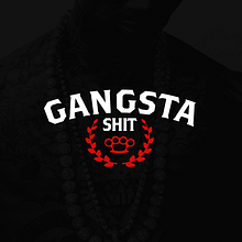 Logo & Wear : Gangsta Shit. Design, Costume Design, Graphic Design, Traditional illustration, Lettering, and Photo Retouching project by Gustavo Chourio - 06.06.2017