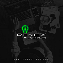 Logo & Home : Renew Studio Creative. Design, Web Design, Traditional illustration, and Photo Retouching project by Gustavo Chourio - 06.06.2017