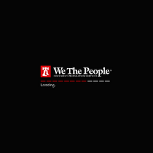 Website Home : We The People. Design, Graphic Design, Web Design, Lettering, and Photo Retouching project by Gustavo Chourio - 06.06.2017