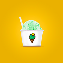 Logo : AvilaCream. Design, Graphic Design, Traditional illustration, Lettering, and Advertising project by Gustavo Chourio - 06.06.2017