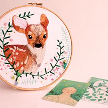 Ilustraciones Bordadas. Un proyecto de Artesanía e Ilustración tradicional de Omaira Vaquero - 06.06.2017