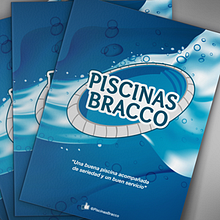 Carpeta Institucional | Piscinas Bracco. Un proyecto de Diseño gráfico de Roberto Matías Carió - 07.06.2017