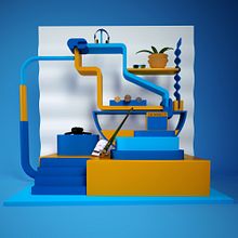Mi Proyecto del curso: Prototipado y visualizaciones de producto en Cinema 4D. 3D, Art Direction, and Graphic Design project by heliojornal - 06.08.2017