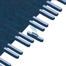 Paolo Fresu Uri Cane "Two minuettos" album cover. Design, Traditional illustration, and Vector Illustration project by Davide Abbati - 06.08.2017