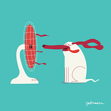 Cooldog. Animation, and Vector Illustration project by Pedro Meca - 06.08.2017