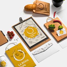 La Bona Tapa. Br, ing, Identit, and Editorial Design project by Maria Vicente Cordoba - 04.13.2017
