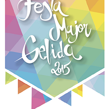 Fiesta Mayor Gelida 2015. Graphic Design project by Sara Sintes - 06.05.2015