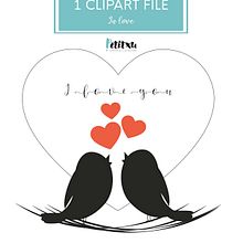 Ilustración para San Valentín. Ilustração vetorial projeto de Beatriz Camargo - 02.02.2018