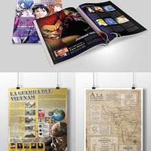 Afiches e infografías. Editorial Design & Infographics project by Jonathan González Narváez - 06.09.2017