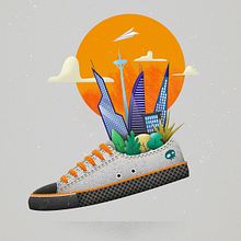 There´s life in my sneaker. Un proyecto de Bellas Artes, Diseño e Ilustración tradicional de Javi Travi - 10.06.2017