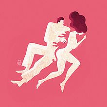 Juan García Ponce, Encuentros  . Fine Arts, Art Direction, Traditional illustration, and Vector Illustration project by Davide Abbati - 06.11.2017
