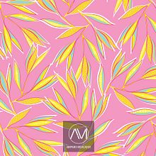 Estampado "Yelow & Pink". Design, Pattern Design, and Graphic Design project by Amparo Mercader - 06.11.2017