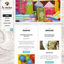 WordPress para La Encina Restaurantes. Graphic Design, and Web Design project by Aloha Gran Torcal - 06.11.2017