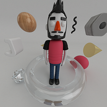 El loco mundo de J. Projekt z dziedziny 3D,  Animacja, Animacja postaci, Projektowanie postaci, Trad, c i jna ilustracja użytkownika Jose Luis Oportot - 12.06.2017